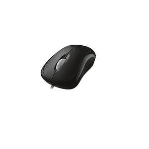 Mouse Microsoft P58-00061 Wired Óptico Color Negro